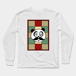 Mustache Panda 2 Long Sleeve T-Shirt